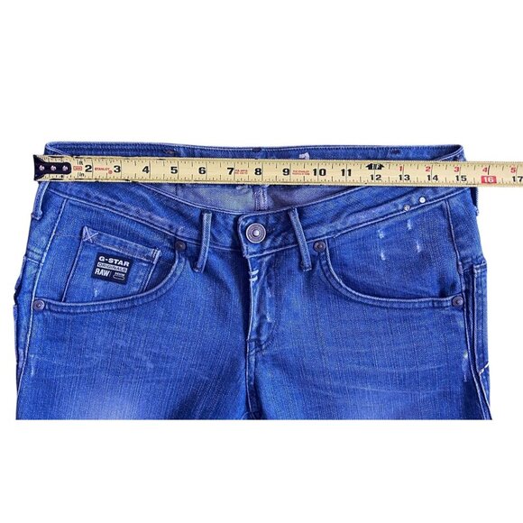 G-STAR Originals Raw 3301 Jeans Breaker Tapered Low Rise Twisted Seams 28 x 32 - Picture 12 of 14
